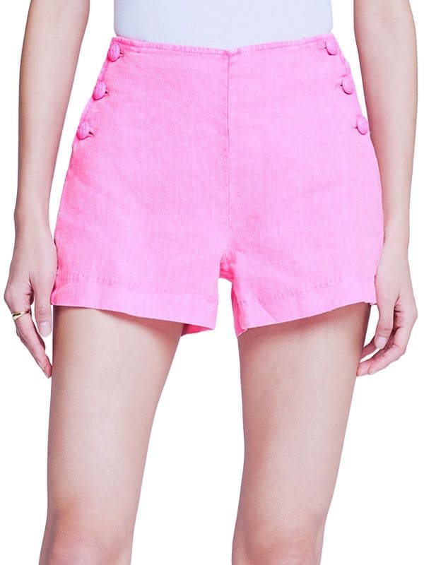 Jude High-Rise Sailor Shorts L'Agence