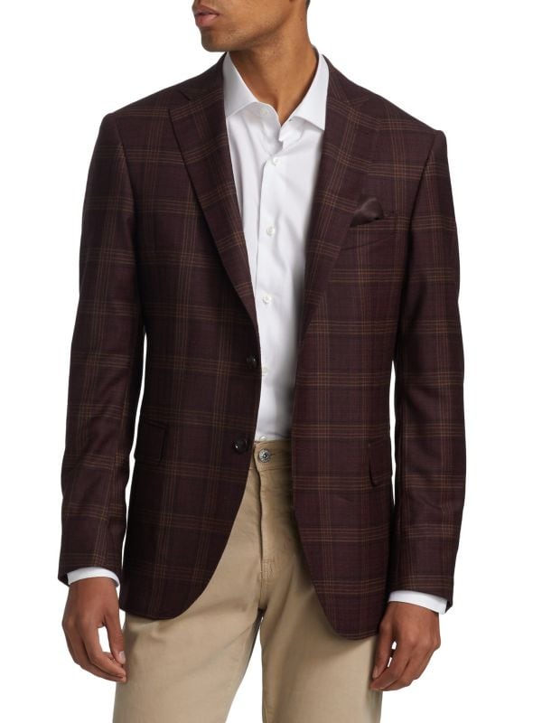 Plaid Sportcoat Saks Fifth Avenue