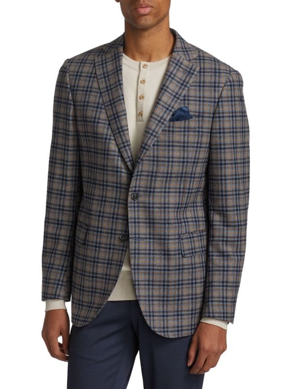 COLLECTION Multicolor Plaid Sportcoat Saks Fifth Avenue