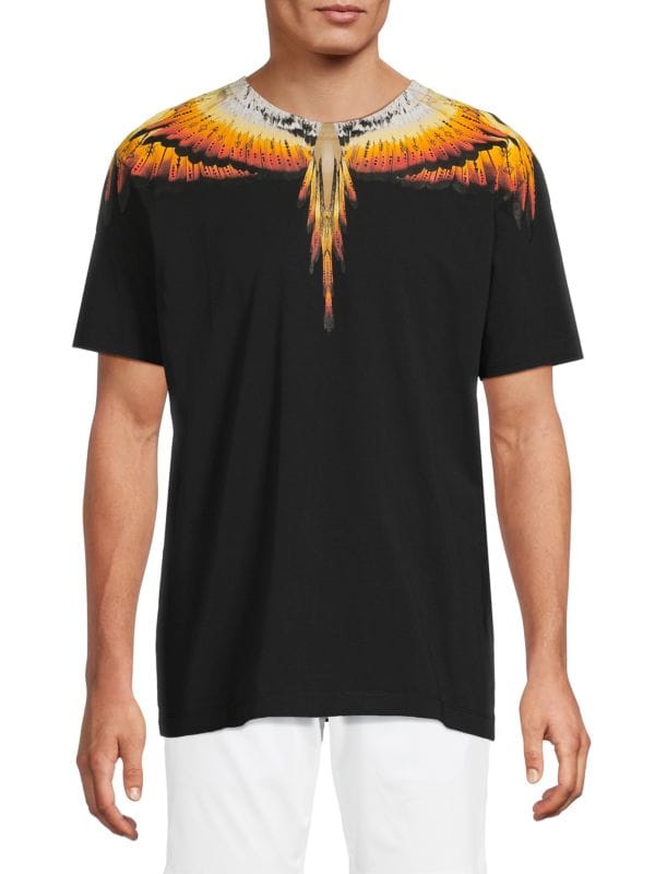 Solfolk Wings Crewneck T-Shirt Marcelo Burlon