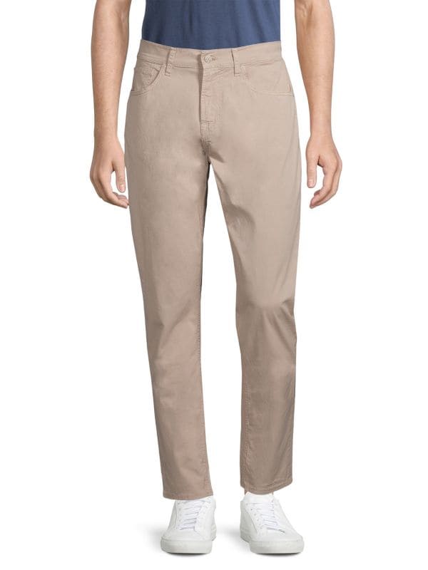 Adrien Cotton-Blend Pants 7 For All Mankind