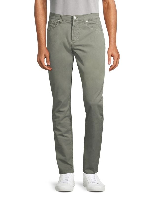 Adrien Cotton-Blend Pants 7 For All Mankind