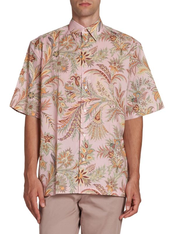 Floral Short-Sleeve Shirt Etro