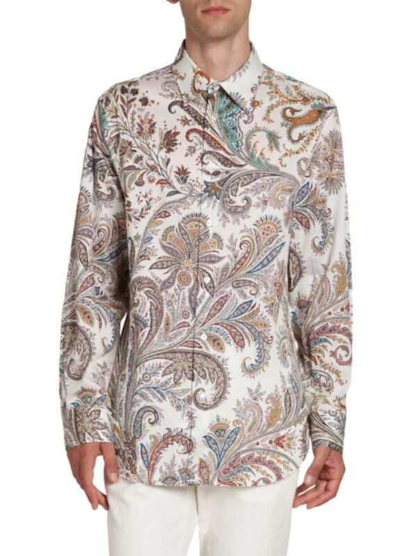 Paisley Button-Front Shirt Etro