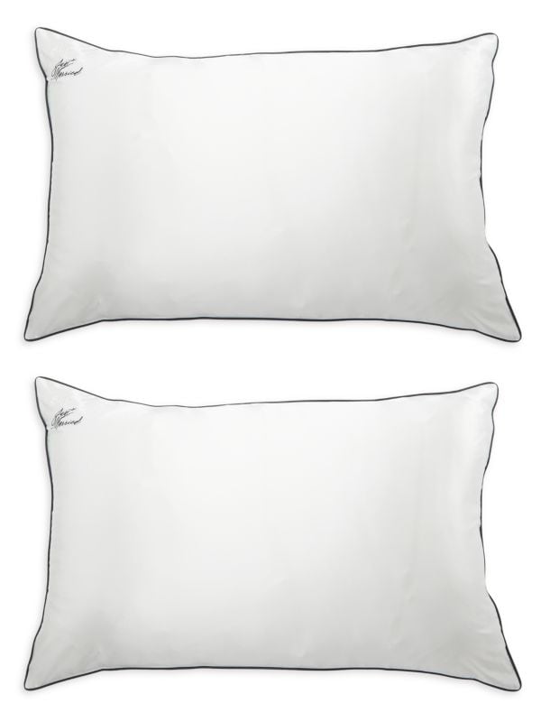 2-Piece Just Married Silk Pillow Case Set Slip