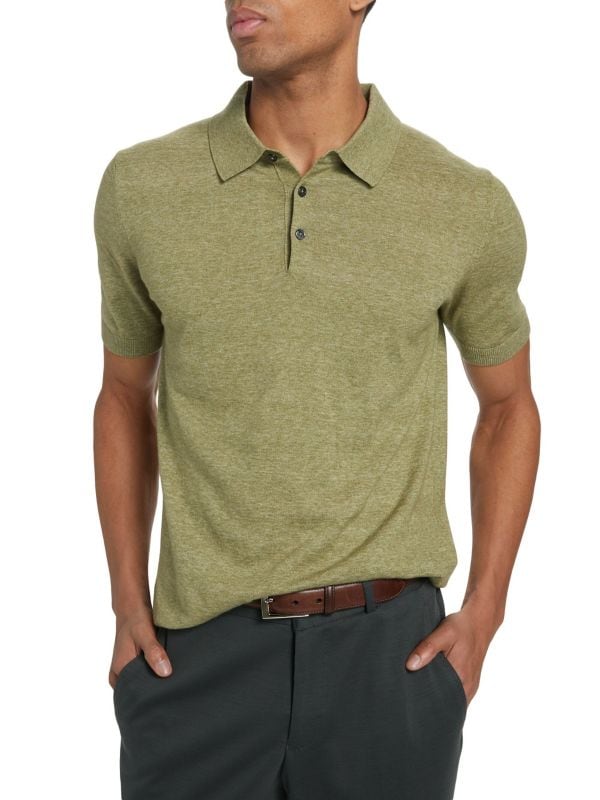 Short Sleeve Polo Saks Fifth Avenue