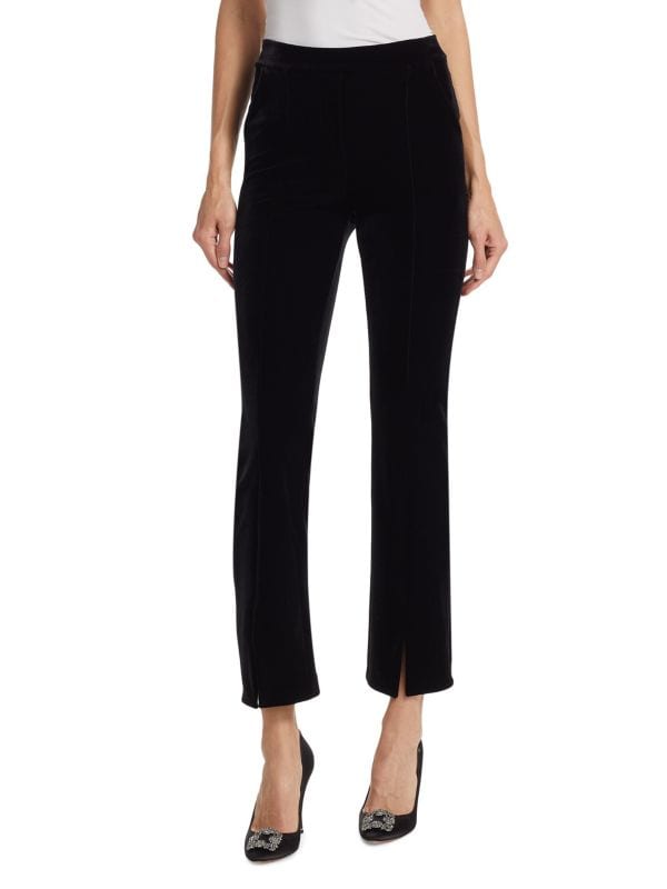 Vika Velvet Straight-Leg Pants Chiara Boni La Petite Robe