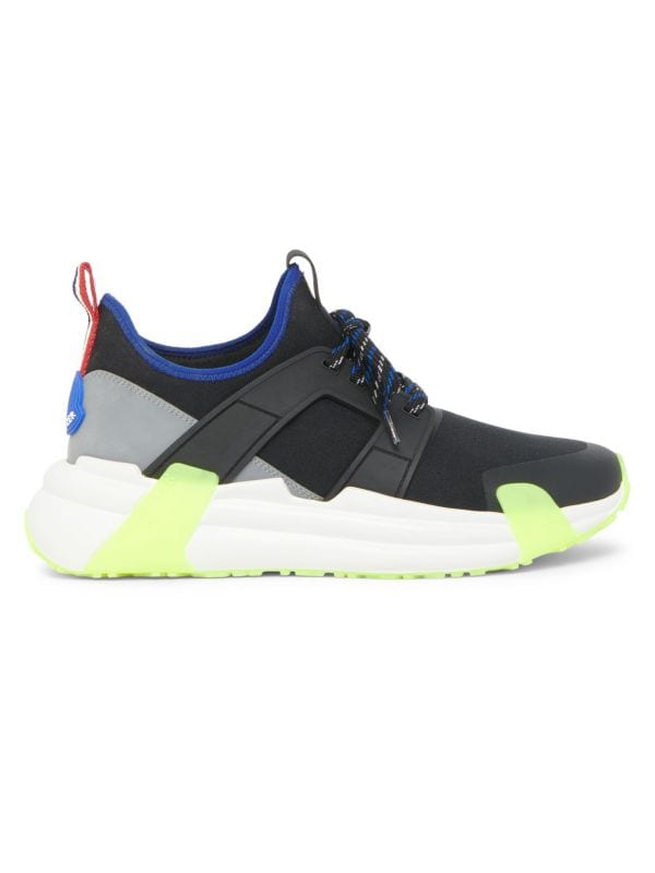 Lunarove Colorblock Low Top Leather Sneakers Moncler