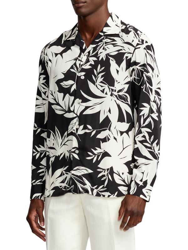 Floral Long-Sleeve Camp Shirt Ralph Lauren