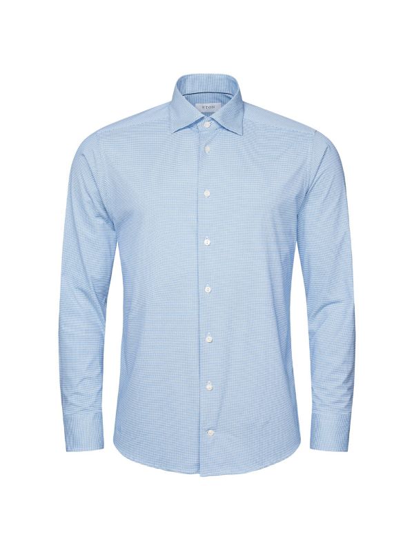 Slim-Fit Four-Way Stretch Shirt Eton