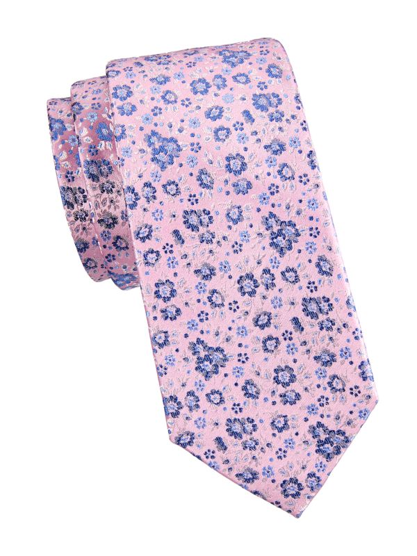 Floral Silk Tie Ben Sherman