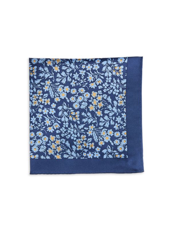 Floral Silk Pocket Square Ben Sherman