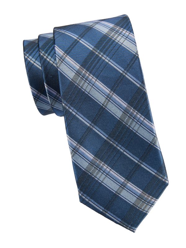 Plaid Silk Tie Ben Sherman