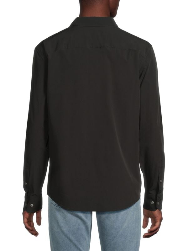 Day-To-Night Solid Long Sleeve Shirt True Classic