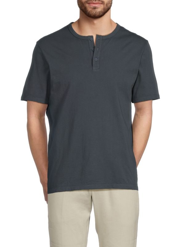 Pima Cotton Henley Vince