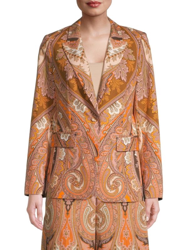 Clare Cotton Paisley Blazer Kobi Halperin