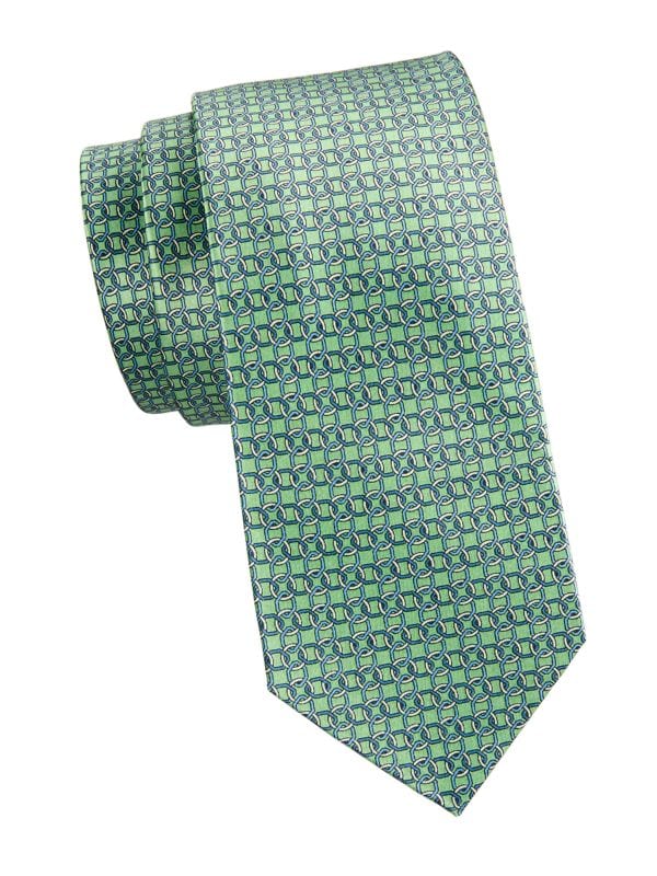 Printed Silk Tie Saks Fifth Avenue