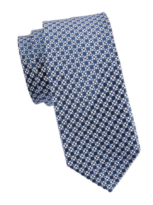 Geometric Print Silk Tie Saks Fifth Avenue