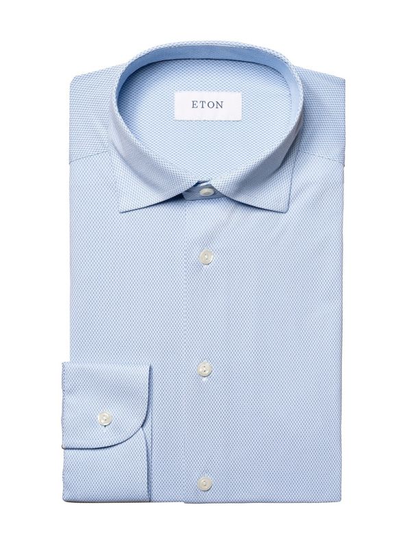 Slim-Fit Four-Way Stretch Dress Shirt Eton