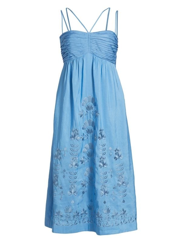 Ariella Embroidered Midi-Dress Kobi Halperin