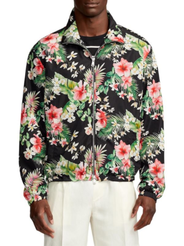 Kellen Floral Zip-Up Bomber Jacket Ralph Lauren