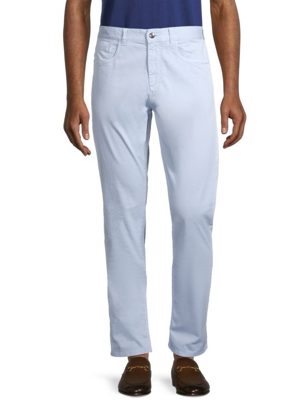 Cotton Sport Slim-Fit Pants Canali