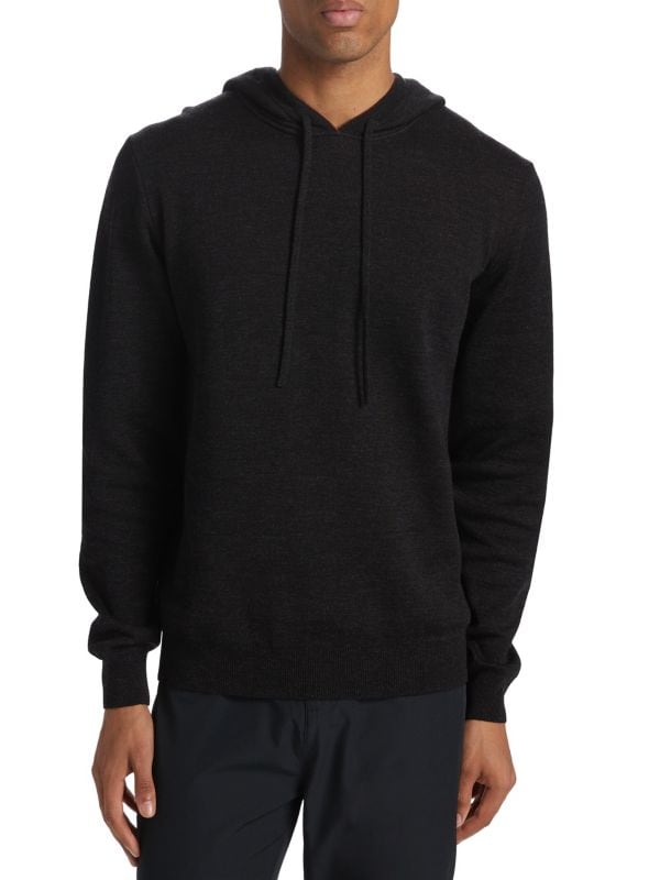 Slim-Fit Wool Hoodie Saks Fifth Avenue