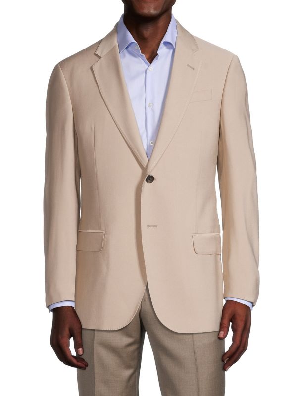 Tailored Notch-Lapel Blazer Giorgio Armani