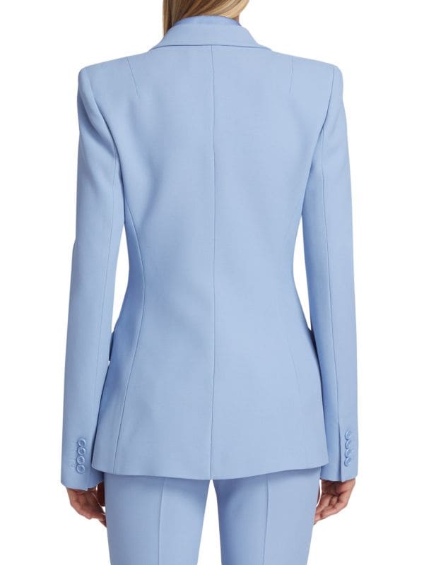 Georgina Peak Single-Button Blazer Michael Kors