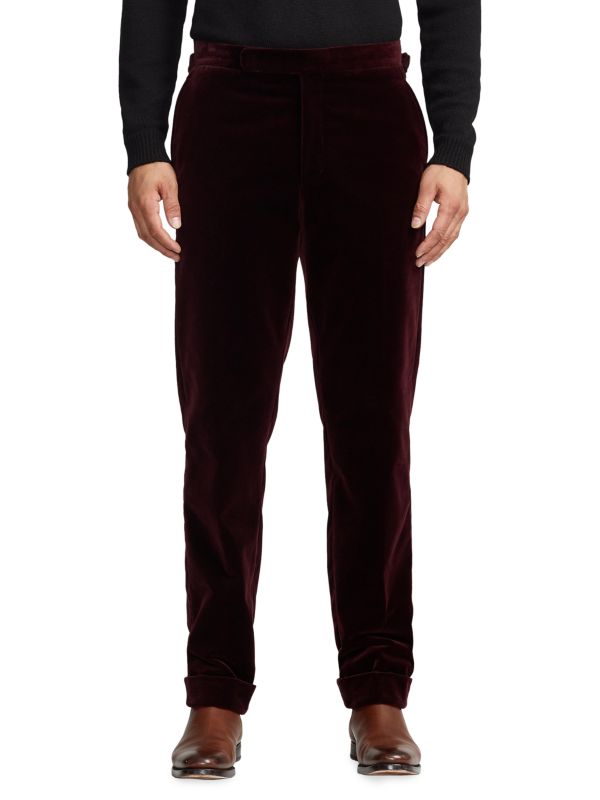 Velvet Slim Pants Ralph Lauren