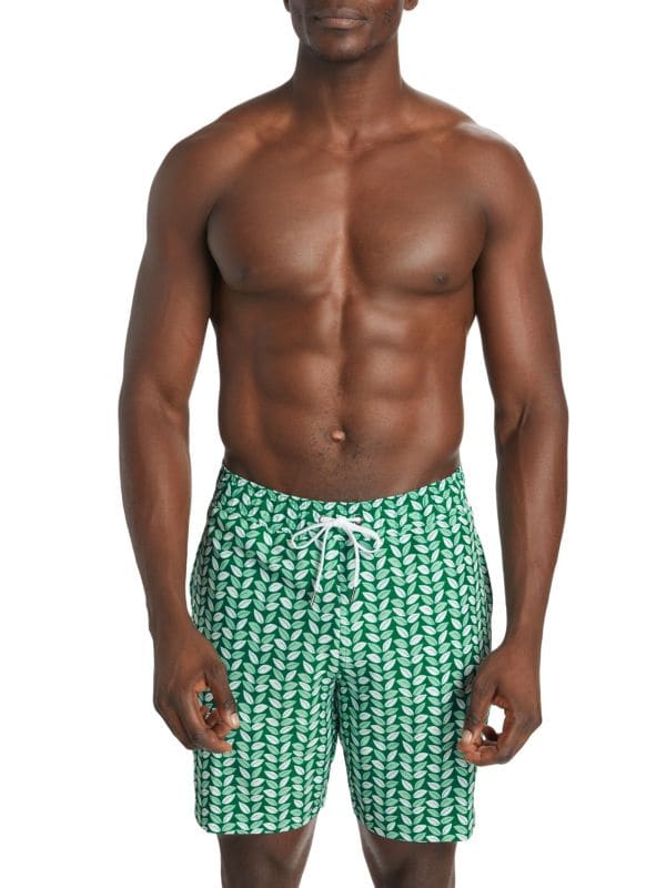 COLLECTION Leafy Swim Shorts Saks Fifth Avenue