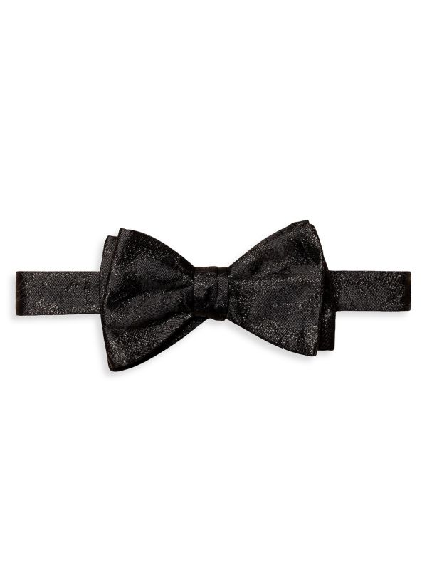 Metallic Silk Bow Tie Eton