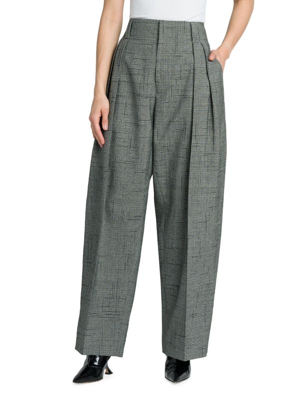 Criss-Cross Relaxed Trousers Bottega Veneta