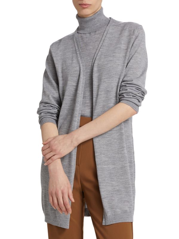 Sand Merino Wool Cardigan Saks Fifth Avenue