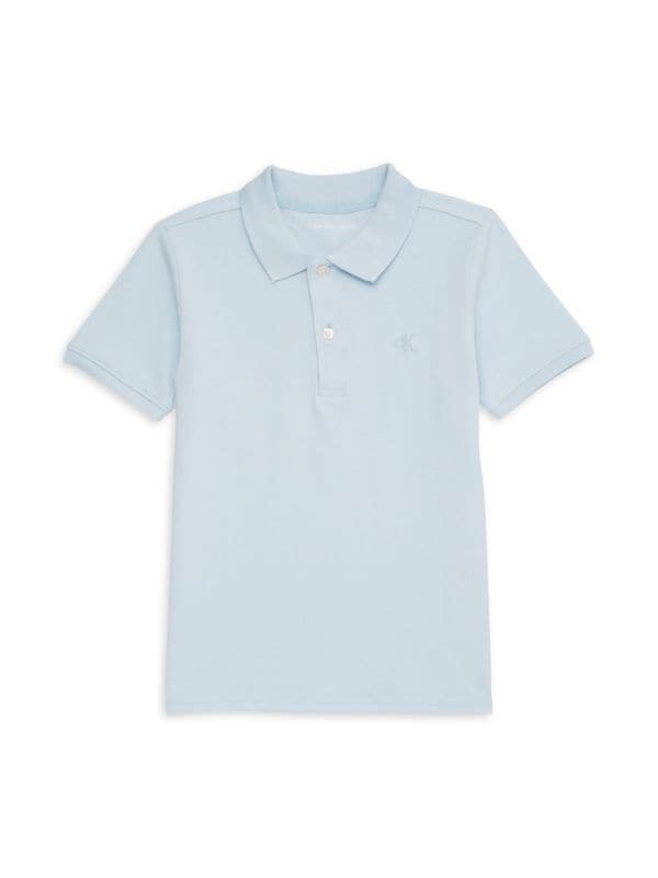 Little Boy's Embroidrered-Logo Polo Shirt Calvin Klein