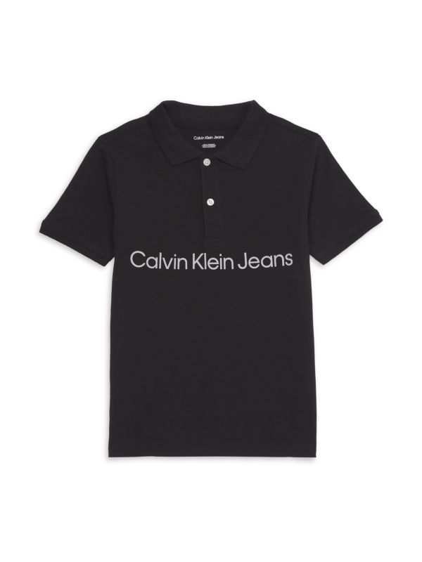 Boy's Logo Graphic Polo Shirt Calvin Klein