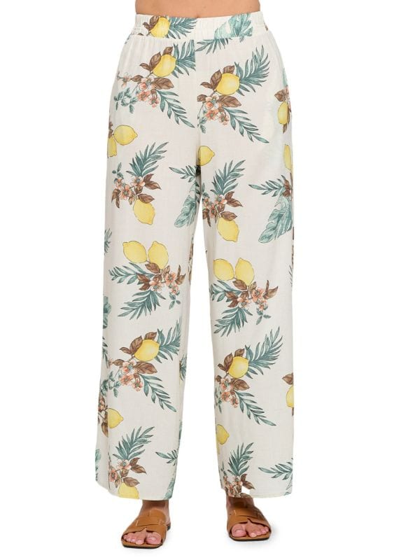 Lemon Print Pants Renee C