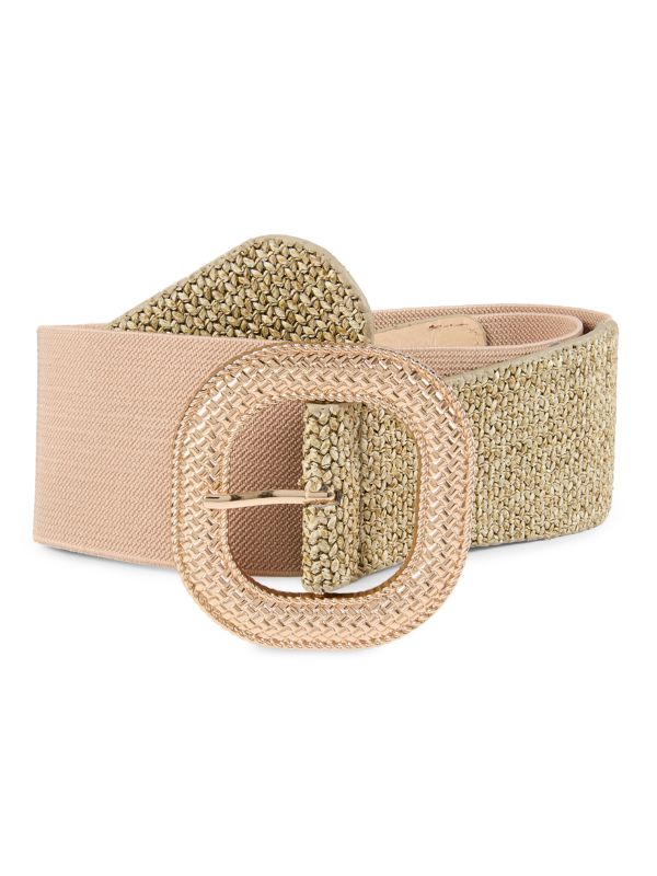 Breezy Flex Elastic Braided Belt Area Stars