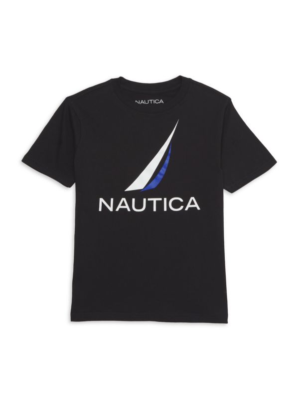 Boy's Logo Cotton T-Shirt Nautica