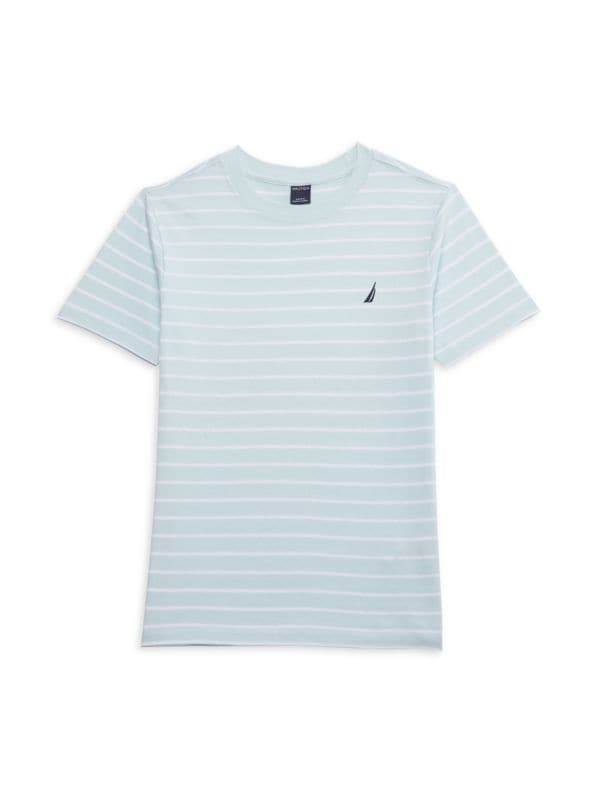 Boy's Striped Cotton T-Shirt Nautica