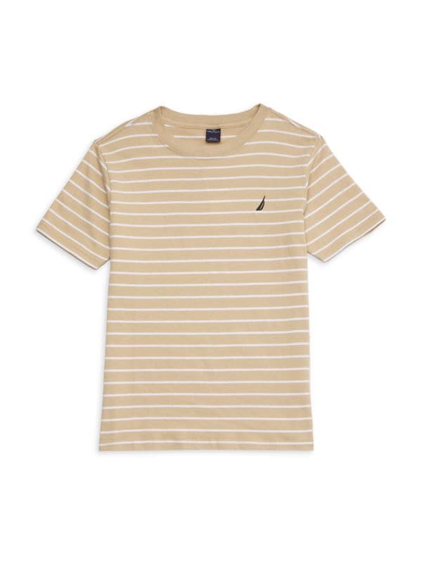 Boy's Feeder Striped T-Shirt Nautica