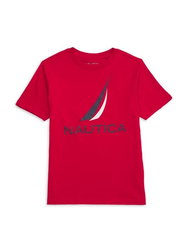 Boy's Logo Cotton T-Shirt Nautica