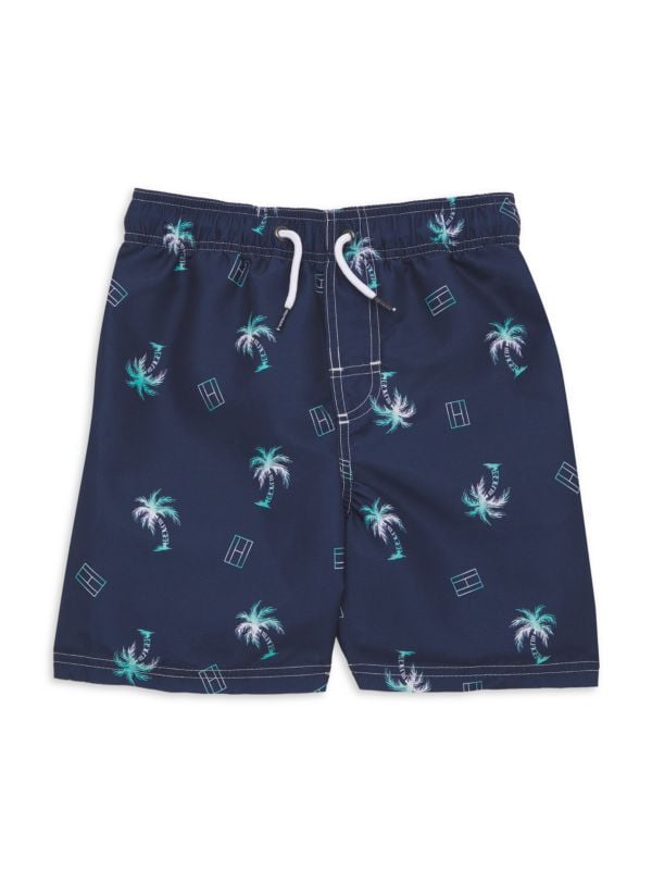 Boy's Palm-Tree Print Swim Shorts Tommy Hilfiger