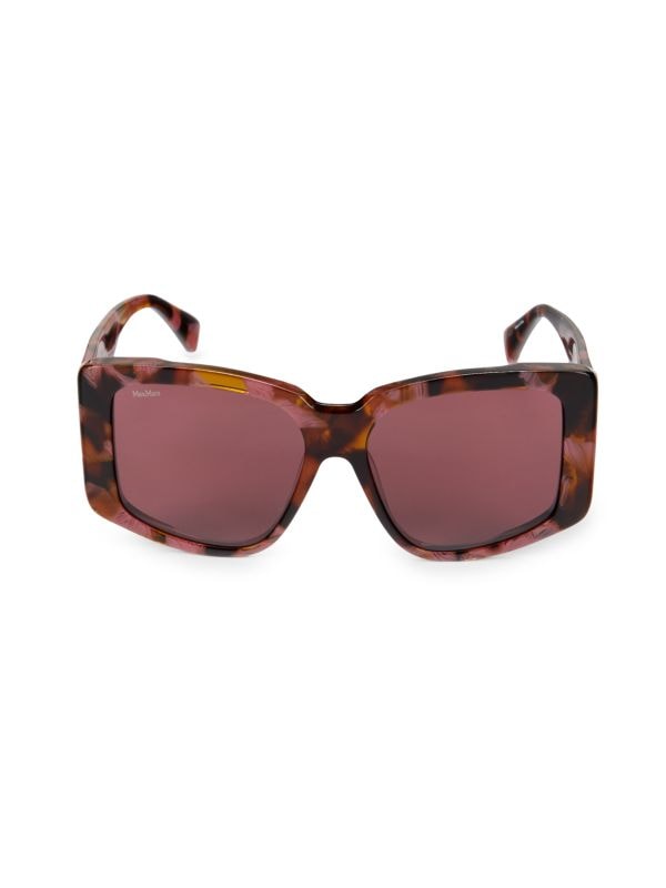 57MM Square Sunglasses Max Mara