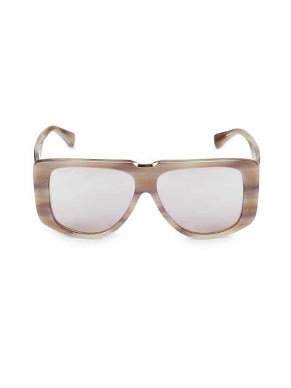 57MM Square Sunglasses Max Mara