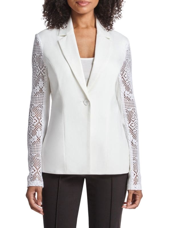 The Scope Lace-Sleeve Blazer Capsule 121