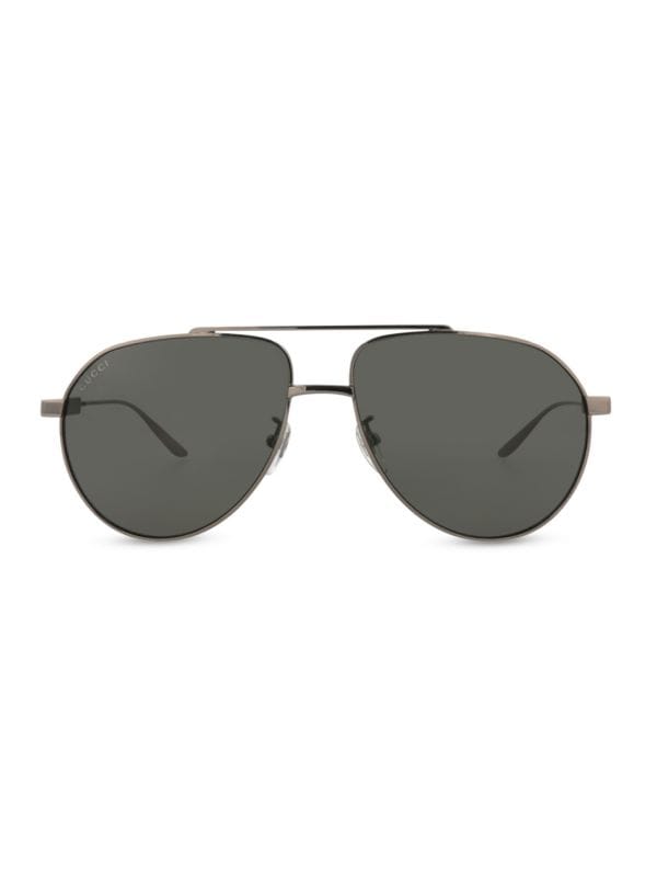 61MM Aviator Sunglasses Gucci