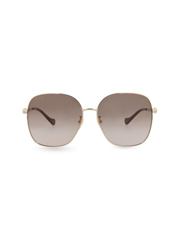 61MM Oversized Sunglasses Gucci