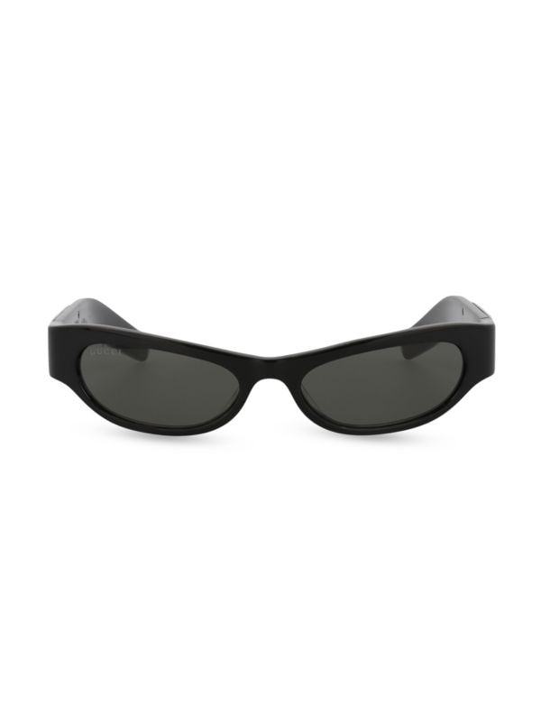 53MM Oval Sunglasses Gucci