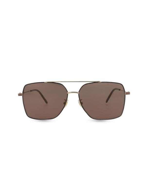 61MM Aviator Sunglasses Gucci